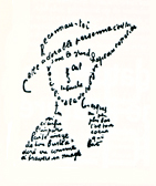 Kalligram van Guillaume Apollinaire