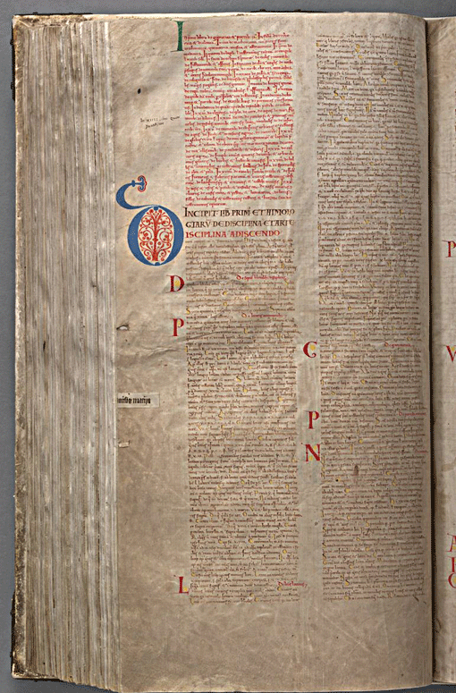De Etymologiae van Isidorus van Sevilla uit Codex Gigas